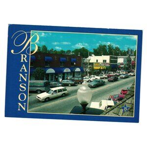 Branson Missouri Downtown Postcard James Photography Vintage Unused Collectible